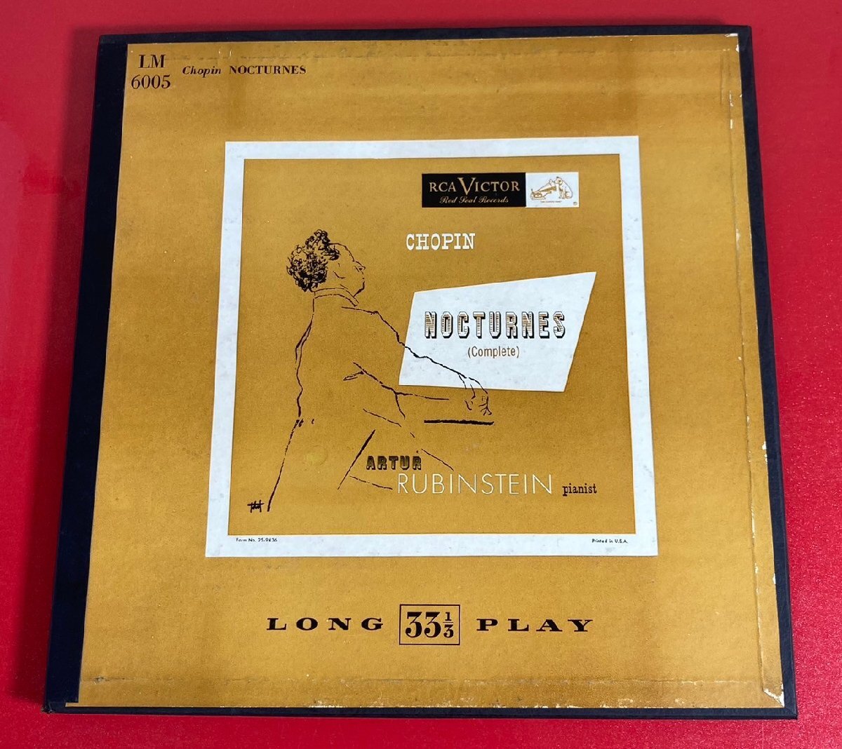 【レコードコレクター放出品】 LP ルービンシュタイン ショパン ノクターン 2枚組 米盤 RCA VICTORの画像1