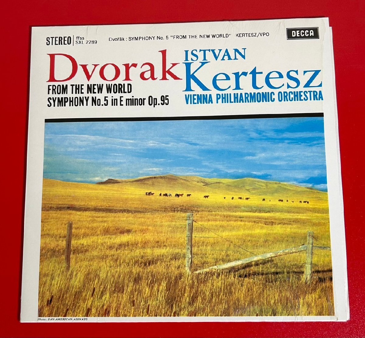 【レコードコレクター放出品】 LP　ケルテス　ドヴォルザーク　交響曲　第5番　ホ短調　Op.95　新世界より　DECCA　英盤_画像1