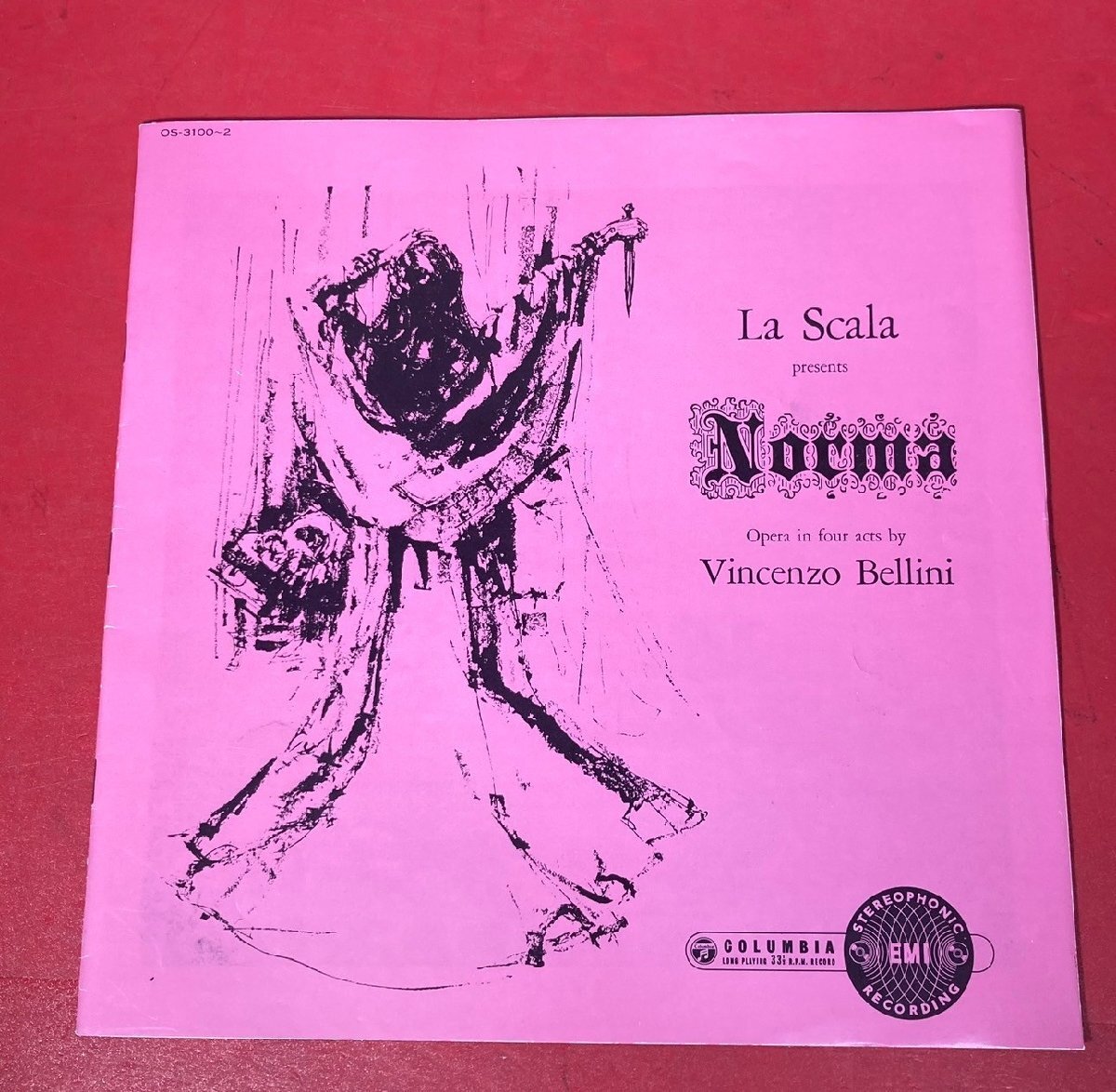 【レコードコレクター放出品】 LP セラフィン ベルリーニ スカラ座 ノルマ 3枚組 ボックス 国内盤 コロンビア / マリア・カラスの画像3