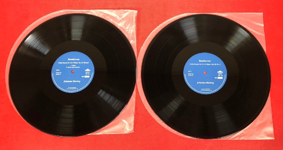 【レコードコレクター放出品】 LP ヨハンナ・マルツィ ベートーヴェン・ヴァイオリン・ソナタ 第5番 シューベルト・華麗なるロンドの画像4