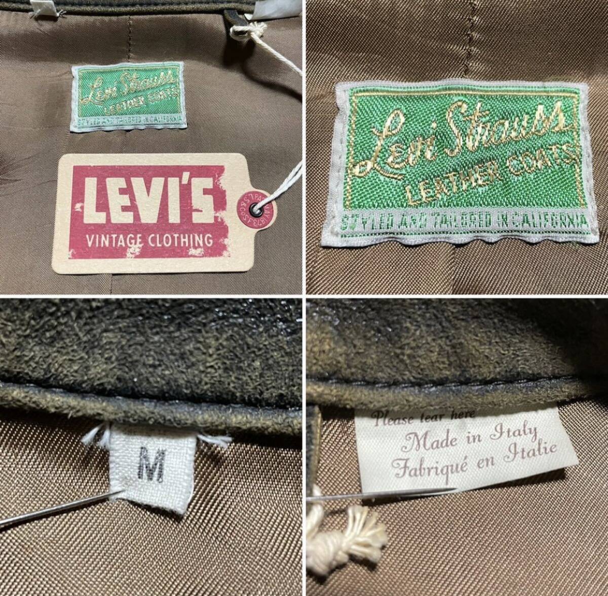 ◆最終値下げ◆激レア・ジョニー・デップ リーバイス メンロ レザージャケット・LVC 1930s Menlo Leather Jacket【USED美品・送料無料】_画像9