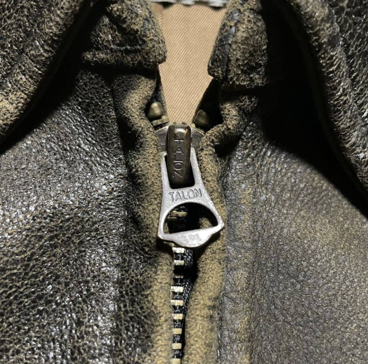 ◆最終値下げ◆激レア・ジョニー・デップ リーバイス メンロ レザージャケット・LVC 1930s Menlo Leather Jacket【USED美品・送料無料】_画像8