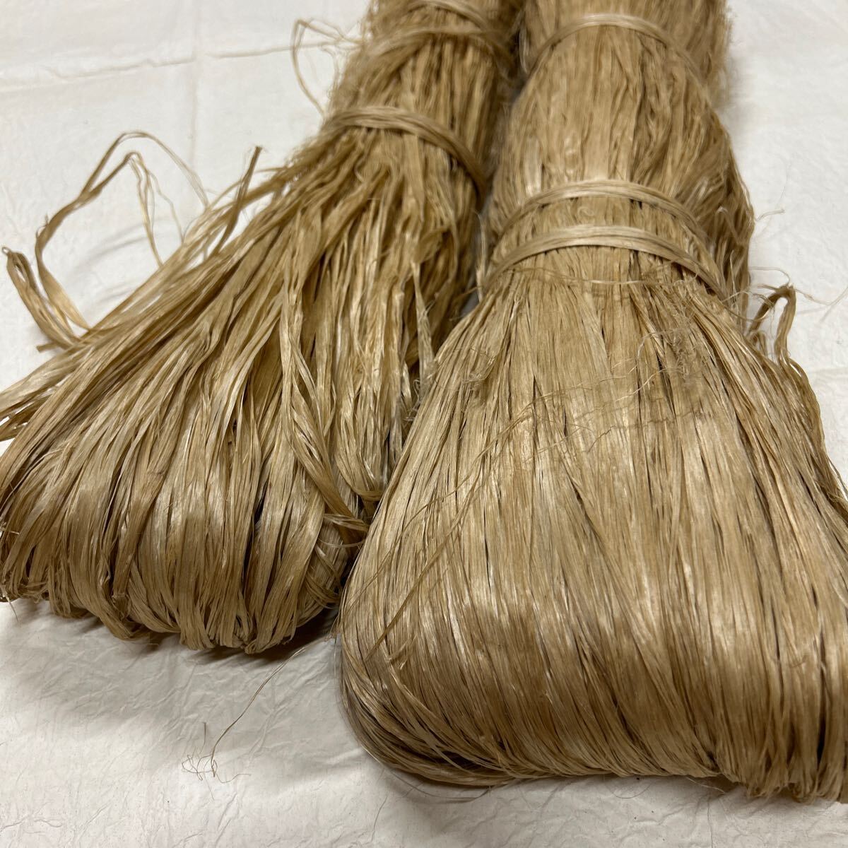  from .. Aizu Showa era .. flax . thread 1.6kg materials race culture 