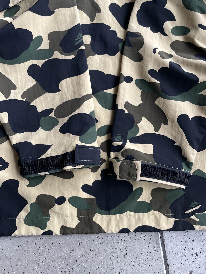 初期 90s NIGO【A BATHING APE アベイシング エイプ】1stカモフラージュ サル迷彩 2way ナイロン ジャケット M BAPE_画像5