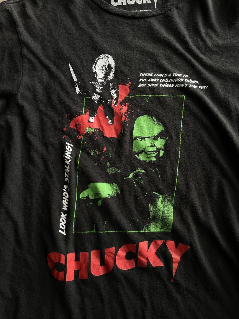 2000s 古着【USED CHUCKY OFFICIAL TEE 】チャッキー 映画 オフィシャル ムービー Tシャツ M 黒 ブラック_画像3