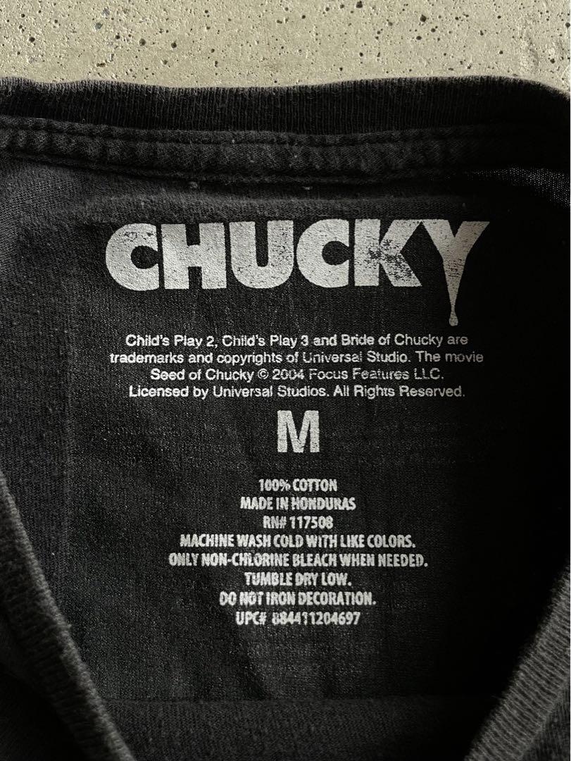 2000s 古着【USED CHUCKY OFFICIAL TEE 】チャッキー 映画 オフィシャル ムービー Tシャツ M 黒 ブラック_画像4