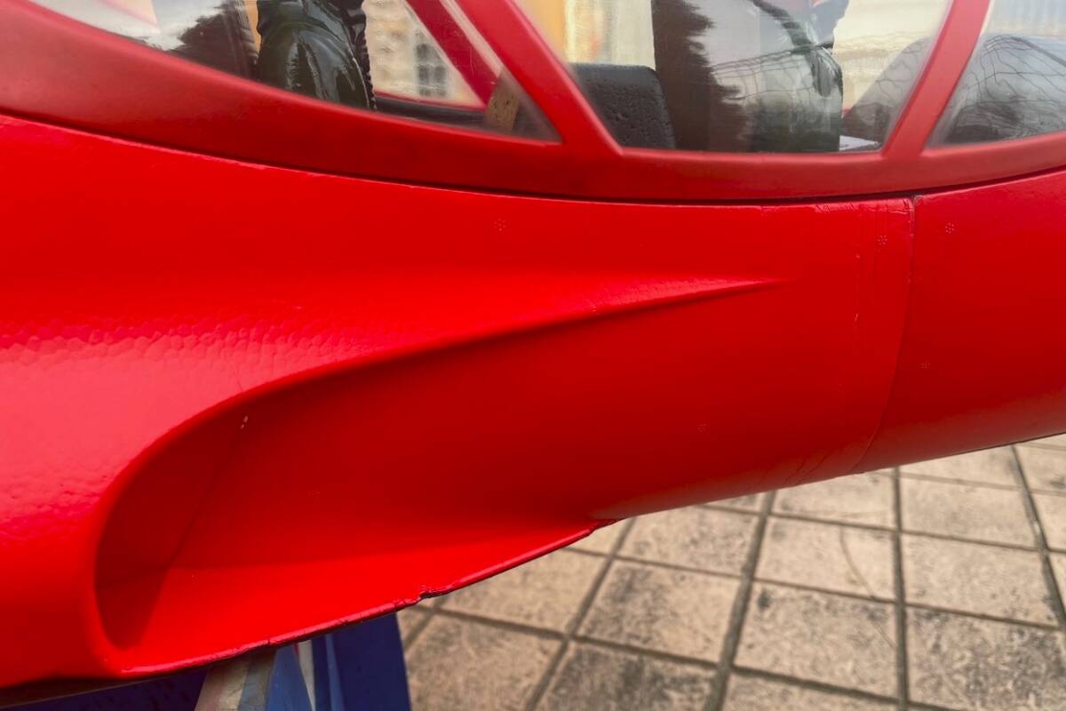 HSD Super Viper Ferrari Jet 105ｍｍ EDF (12S) ブレーキ＋ジャイロ フェラーリ 新品！の画像6