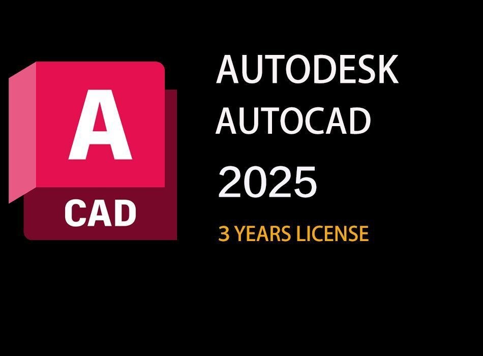 Autodesk Autocad 2022～2025 Win64bit & Mac 正規版 ユーザ登録・サポート・アップデート等付属 ３年 サブスクリプションの画像1