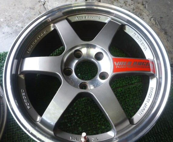 ◆RAYSレイズ　ボルクレーシング　TE37SL　スーパーラップ　17X7.5ｊ+40　114.3-5Ｈ　2本　　_画像3