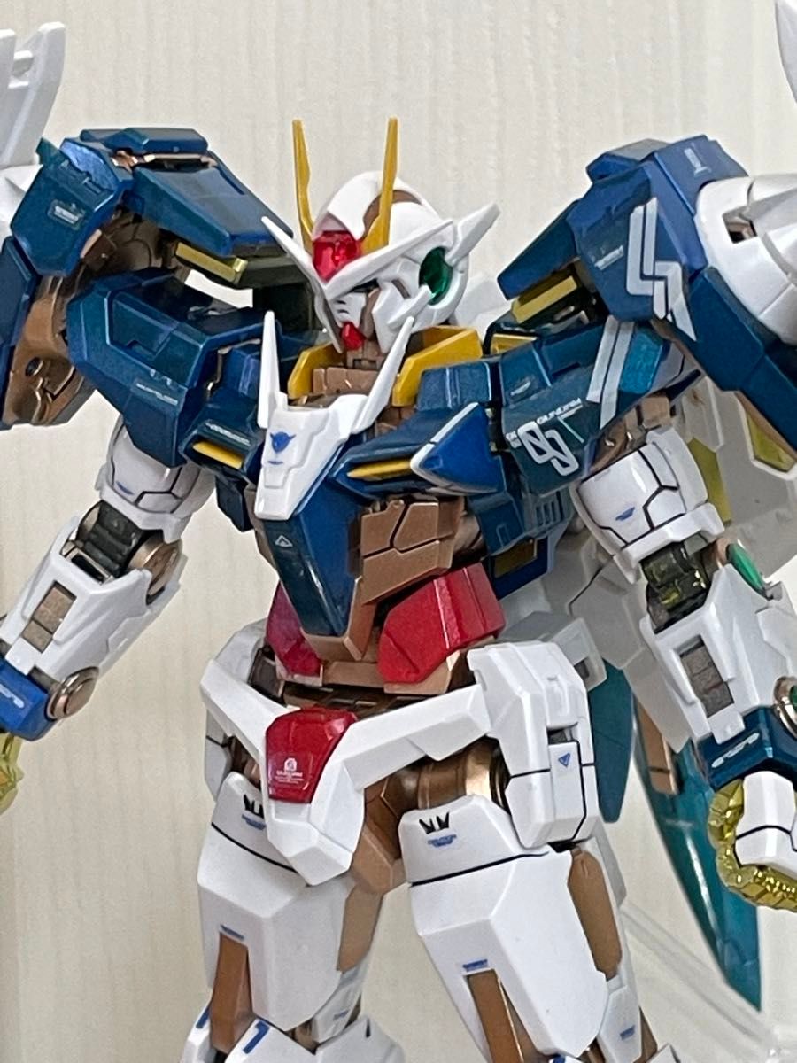 完成品　塗装済み　GN-0000＋GNR-010 ダブルオーライザー RG 機動戦士ガンダム00