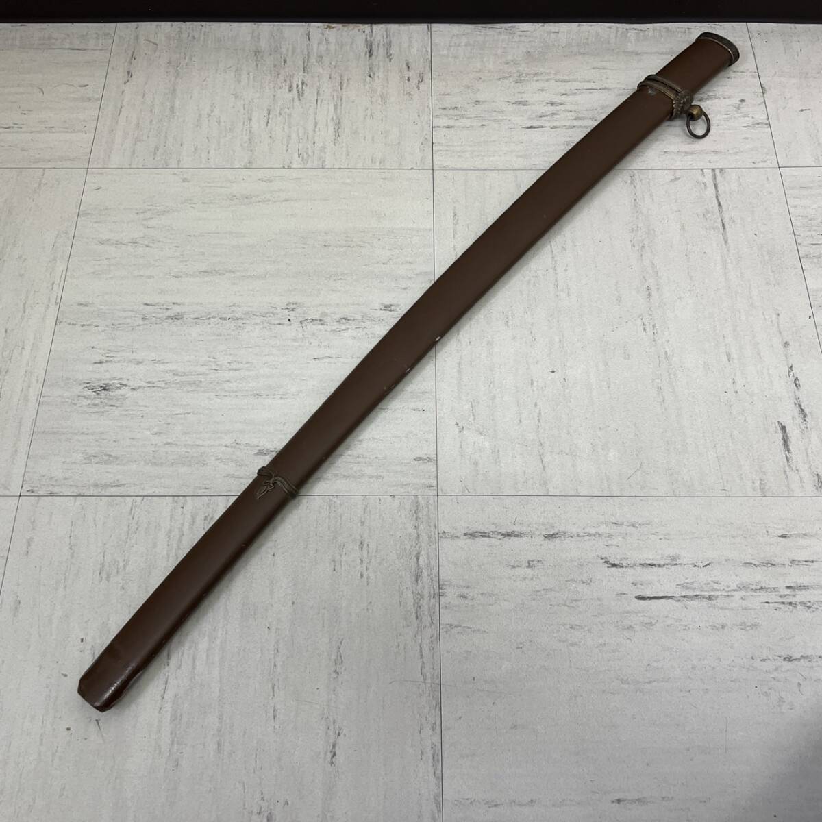 C009-M24-176 模造刀 模擬刀 刀剣 武具 鞘 拵 長刀 全長約99cm 刃渡約70cmの画像8