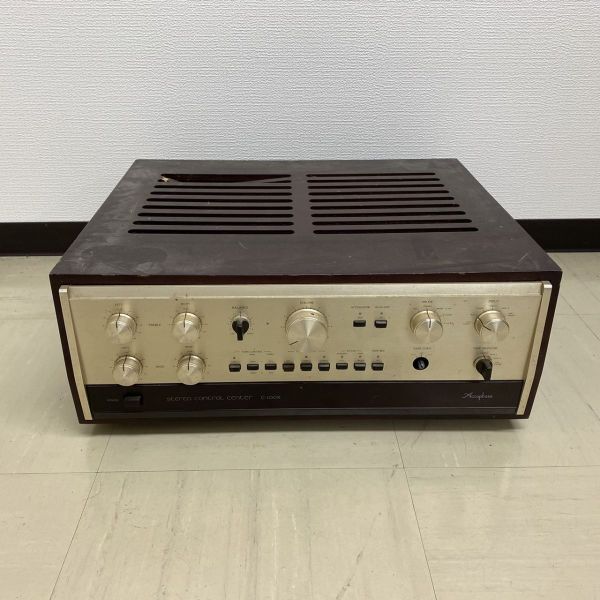 C035-M24-81 Accuphase アキュフェーズ stereo control center ステレオ コントロール アンプ C-200X オーディオ機器 現状品 ①の画像1