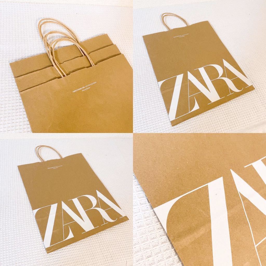 ★新品★ZARA★ザラ★ショッパー★紙袋★ギフトバッグ★エコバッグ★トートバッグ★手提げ袋★ラッピング★プレゼント包装★ショップ袋_画像4