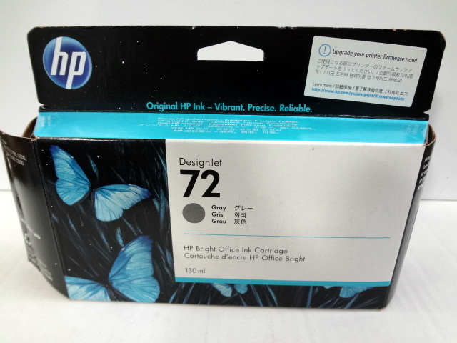 ⑩ original HP 72 gray ink cartridge C9374A expiration of a term 2022 AUG