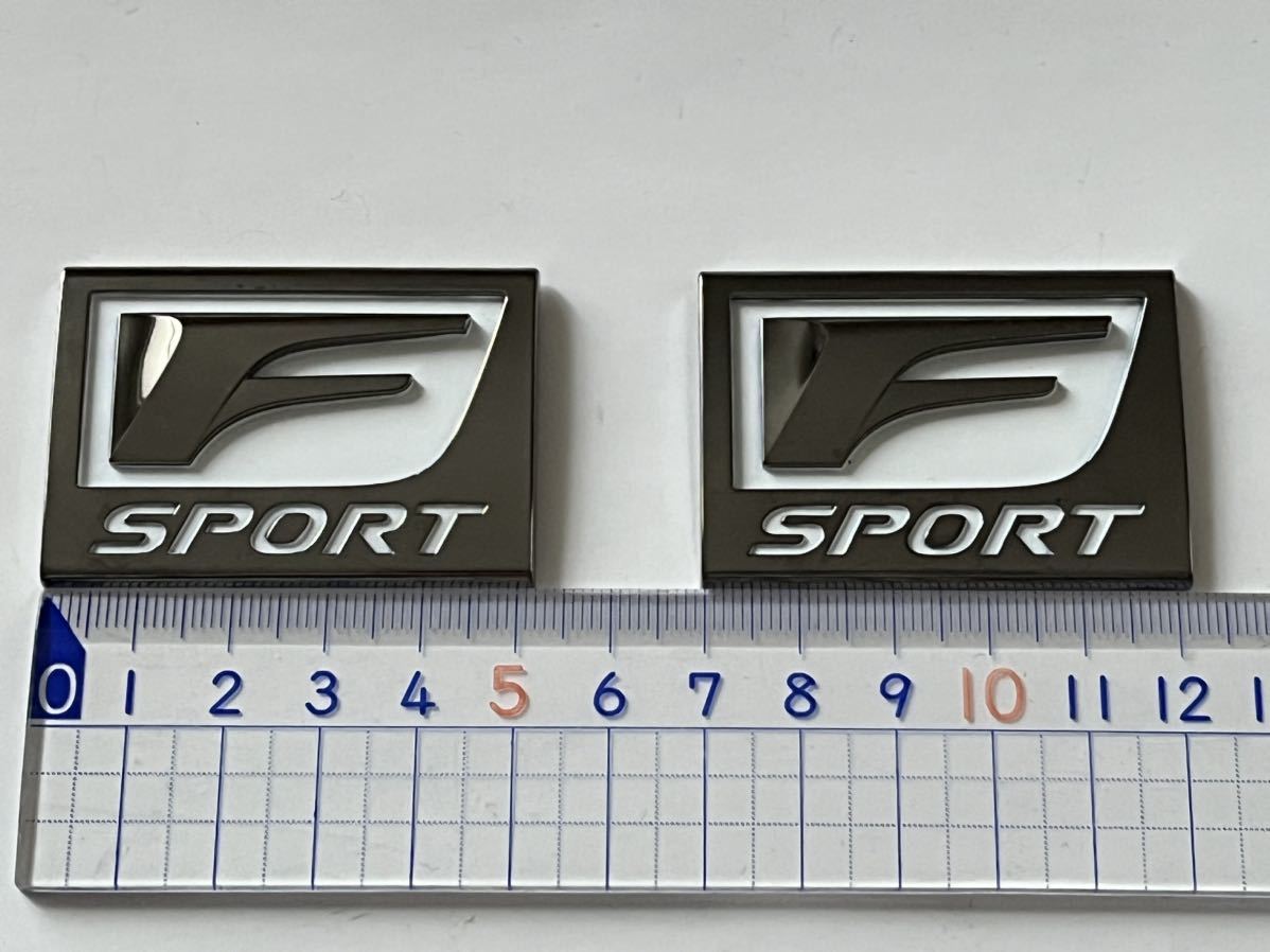 レクサス純正 Fスポーツエンブレム 超美品！ ２枚セット！の画像1