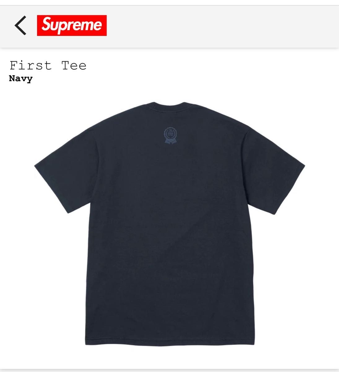 Supreme 30th Anniversary First Tee "Navy" 