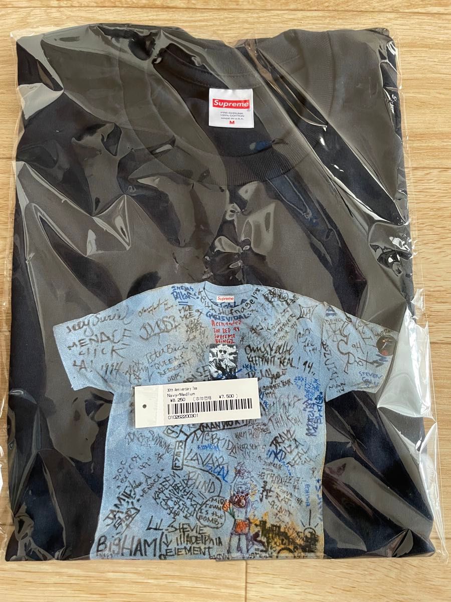 Supreme 30th Anniversary First Tee "Navy" 