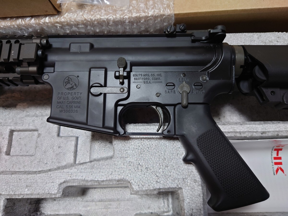 【新型予備マガジン付き】 GHK Mk18 mod.1 CO2 2023Ver？ ガスブローバックライフル GBB M4 【対象年齢18歳以上用エアソフトガン】_画像6