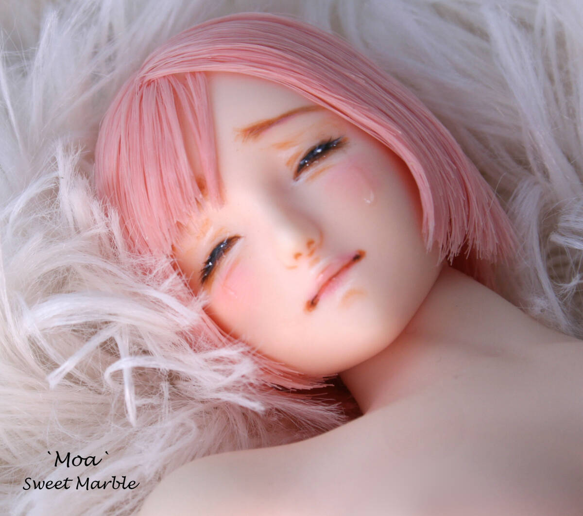 *Sweet Marble*「桃愛」1/6カスタムヘッド(首穴加工済み)*オビツ01_画像6