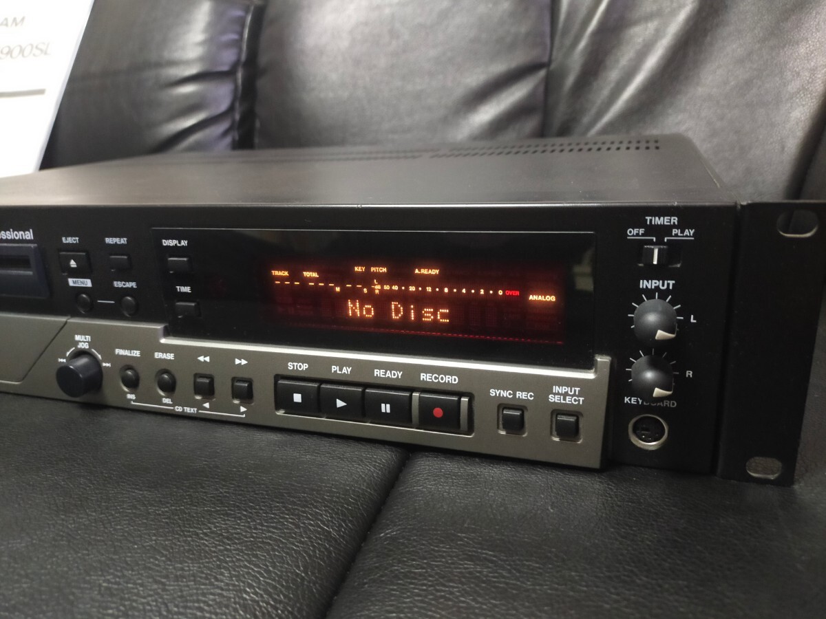 CD-RW900SL【TASCAM】CD RECORDER DECK Professional 業務用 CDレコーダー の画像4