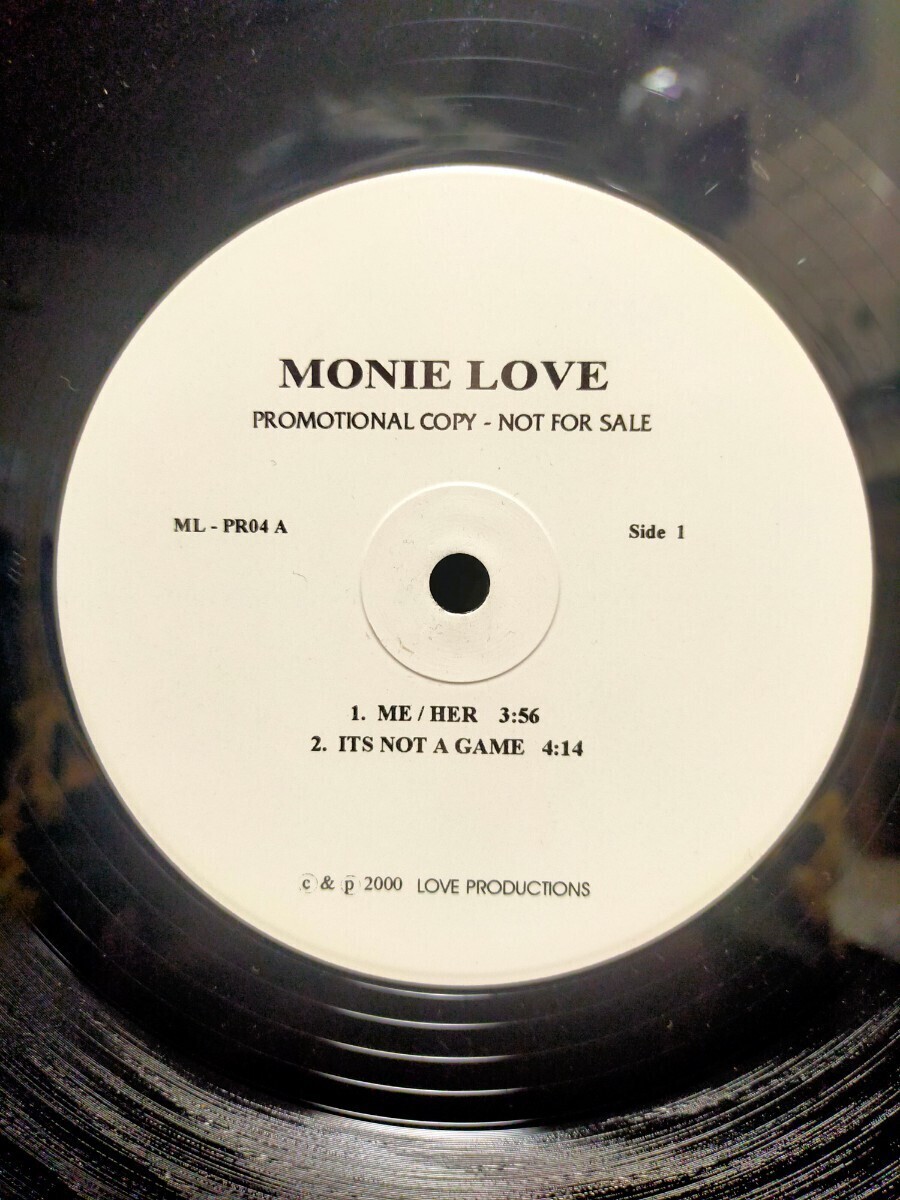 MONIE LOVE - ME / HER・IT'S NOT GAME・EVERY MOMENT OF MY LIFE・YOU DON'T OWN ME【12inch】2000' US Promo盤/Rare_画像1