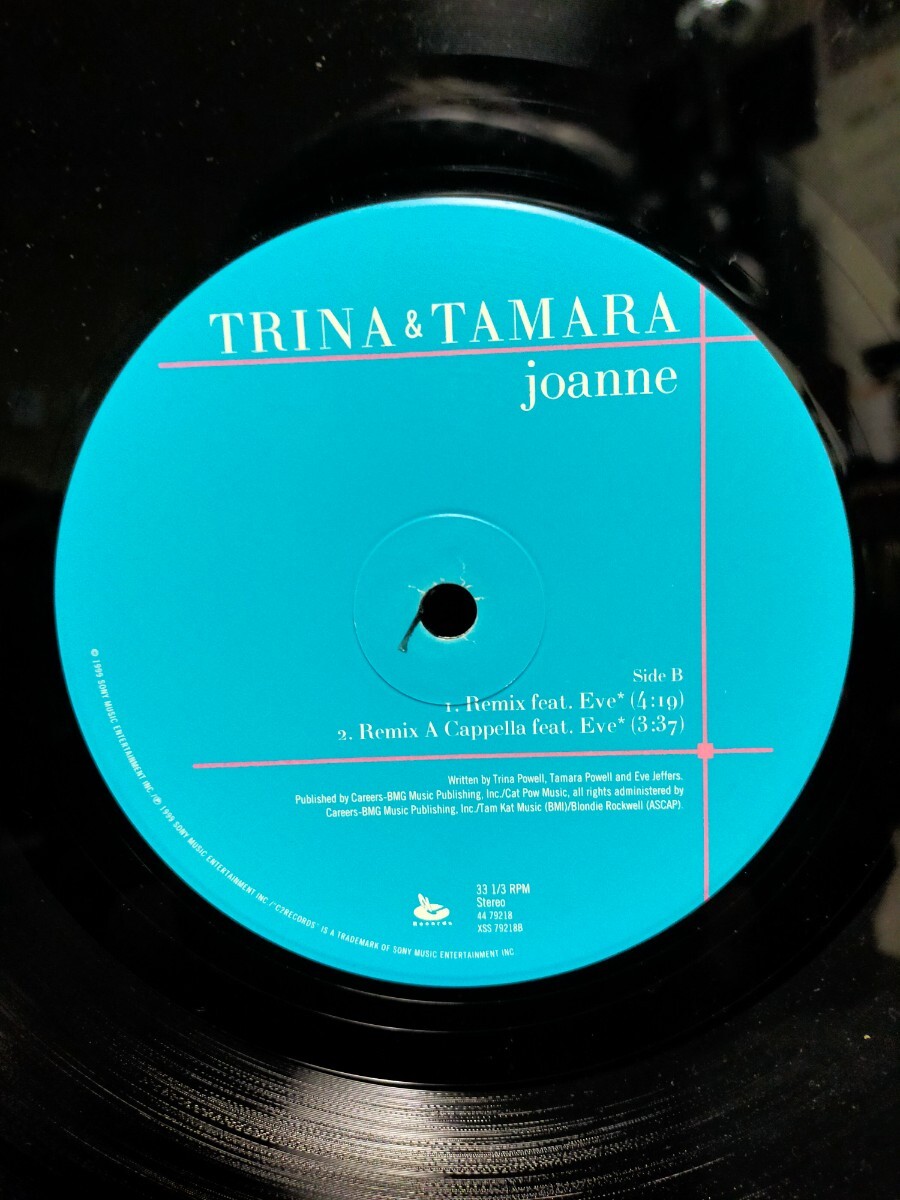 TRINA & TAMARA - joanne【12inch】1999' Us Originalの画像3