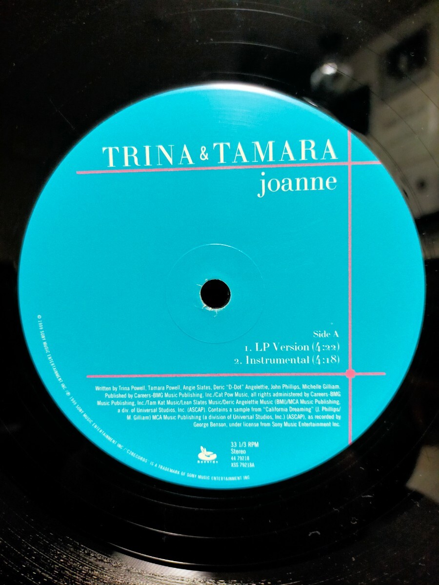 TRINA & TAMARA - joanne【12inch】1999' Us Originalの画像2