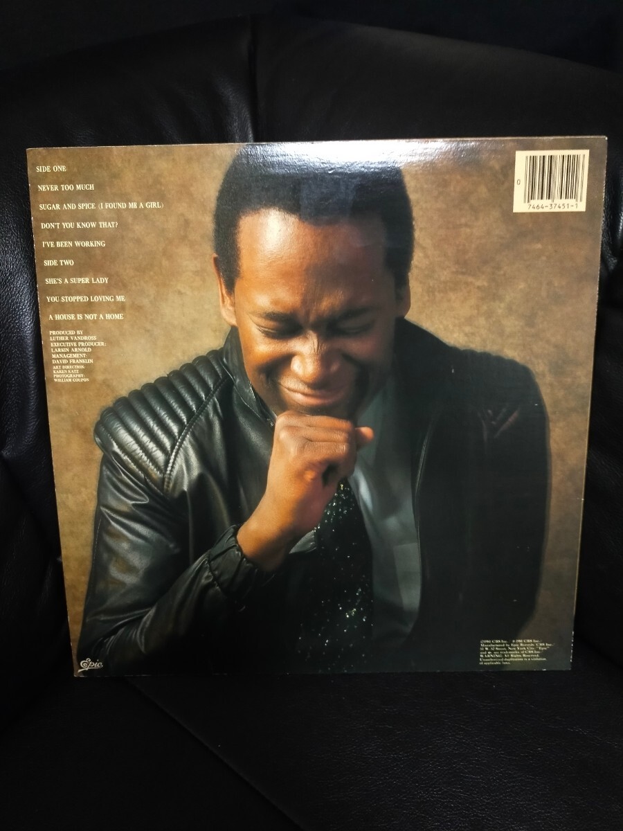 LUTHER VANDROSS - NEVER TOO MUCH【LP】1981' Us Original / STERLING刻印_画像5