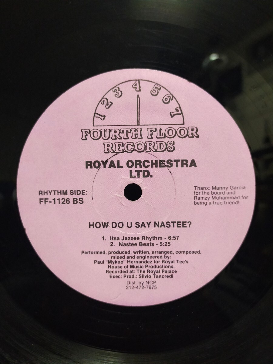 ROYAL ORCHESTRA LTD. - ITSA NASTEE RHYTHM【12inch】1991' Us Original/Underground House_画像2
