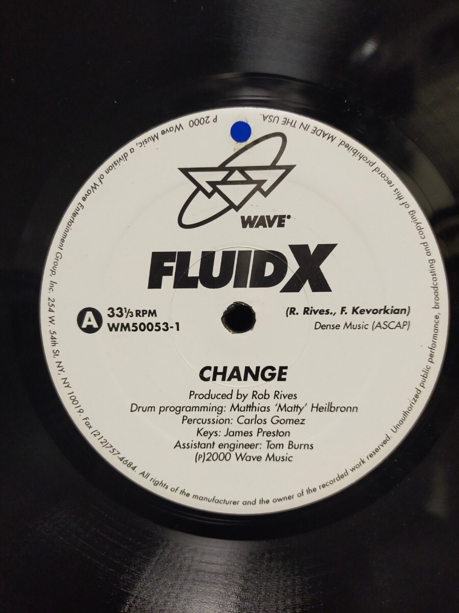 FLUID X - CHANGE / TENSION【12inch】2000' Us Original_画像2