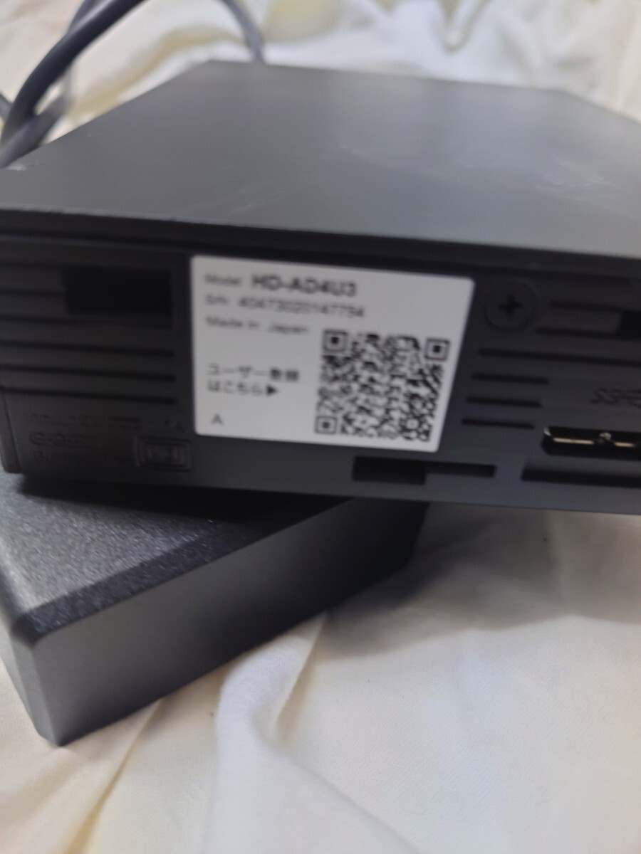 外付けHDD 外付けハードディスクBuffalo hdad4u3 4tb　バッファロー_画像4