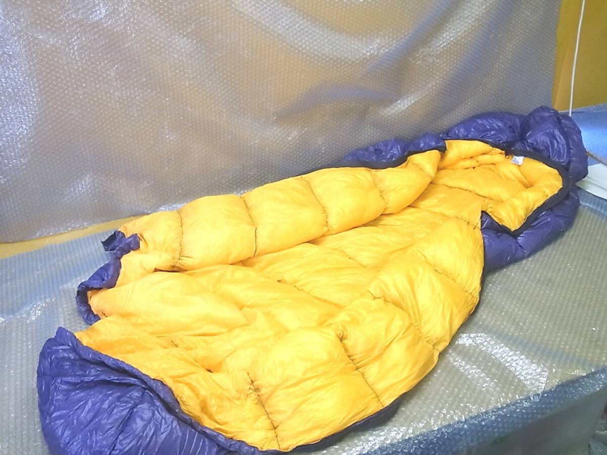 寝袋 軽量 マミー型 NANGA ナンガ 350STD R ダウン80％の画像6