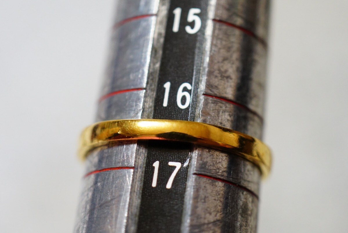 1152 シトリン 天然ダイヤモンド リング 指輪 ヴィンテージ アクセサリー SILVER刻印 アンティーク 天然石 色石 宝石 カラーストーンの画像5