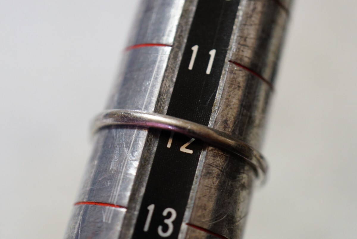 1147 昭和品 SPM/サンプラチナ ルビー リング 指輪 ヴィンテージ アクセサリー 刻印 ビンテージ アンティーク 昭和レトロ 装飾品の画像3
