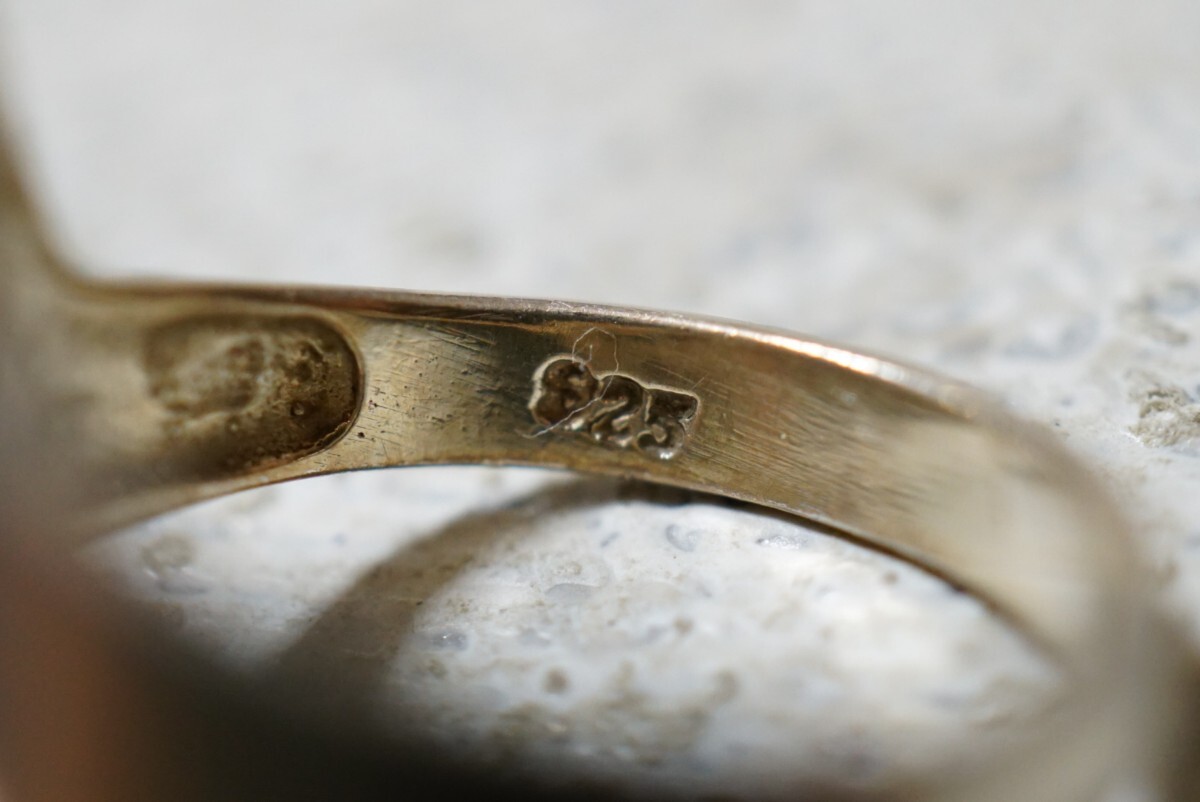 1678 海外製 シルバー リング 指輪 ヴィンテージ アクセサリー SILVER 925刻印 アンティーク シルバージュエリー 装飾品の画像4