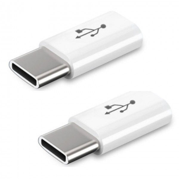  2шт.  комплект   USB изменение   адаптер  Micro USB to type-c  белый  OTG поддержка  эл. зарядка   кабель   коннектор   Android Xperia  смартфон   адаптер  at