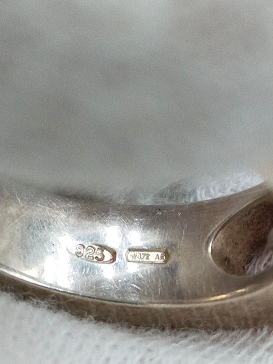 ●GUCCI GGカット シルバー リング グッチ 指輪 アクセサリー 内径1.5cmの画像6
