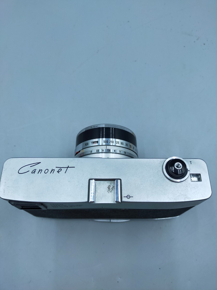 ☆Canon Canonet キャノネット フィルムカメラ キャノン シルバー×ブラックの画像2