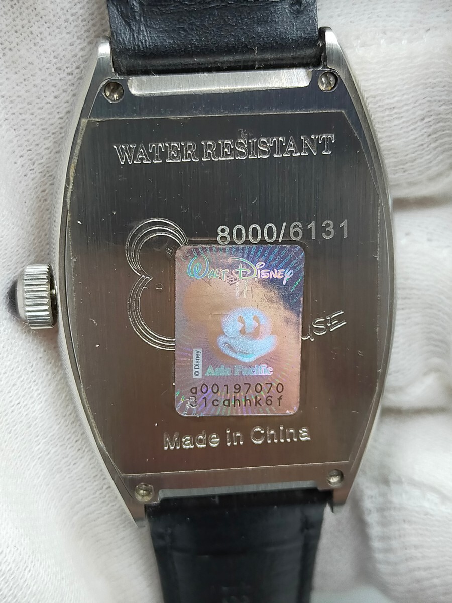●Disney ミッキーファンタジーアワー 手巻きアナログ腕時計 ミッキーマウス 生誕77周年 8000本限定 交換ベルト付き_画像3