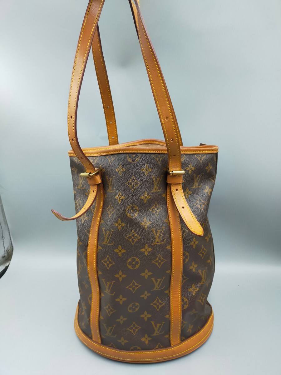 ☆LOUIS VUITTON バケット トートバッグ ショルダーバッグ モノグラム ブラウン ルイヴィトン_画像1