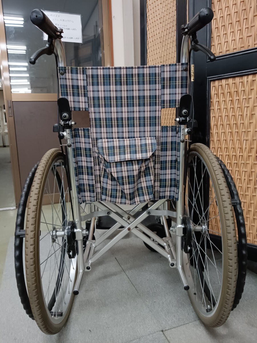 ●ミキ 車椅子 自走式 最大体重 100kg MS0728801 神奈川県横浜市保土ヶ谷区より発送、直接引き取りOKの画像4