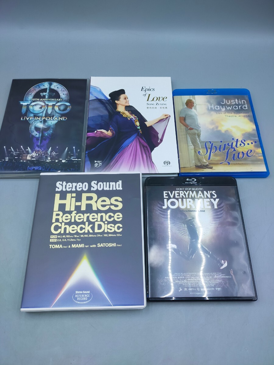 □音楽DVD&BD まとめ ５枚セット 「TOTO」「Justin Hayward」「Journey」「SONG ZUYING」の画像1