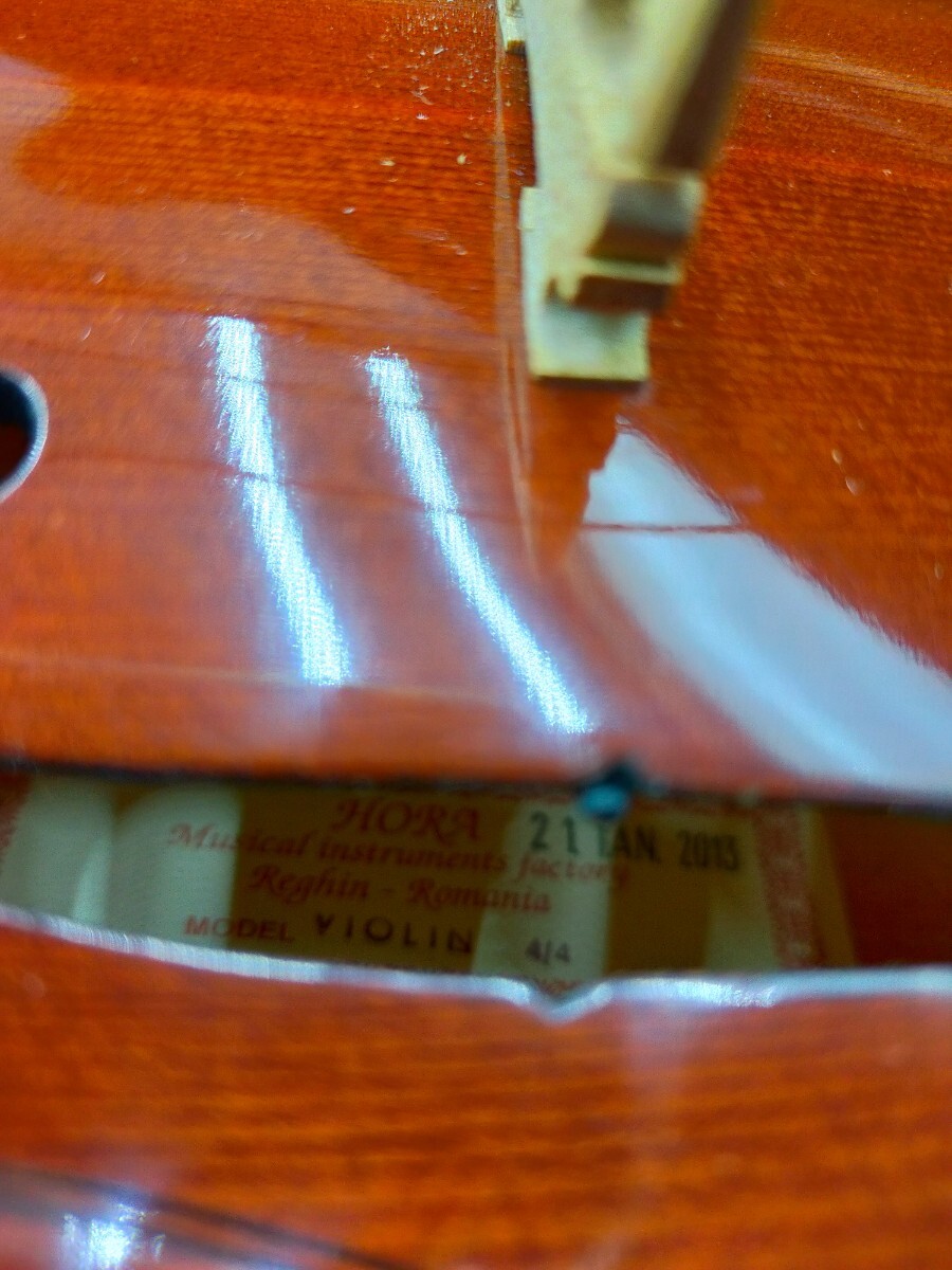〇HORA社 Raghin Violin 4/4 set ヴァイオリン 弦楽器 バイオリンの画像4