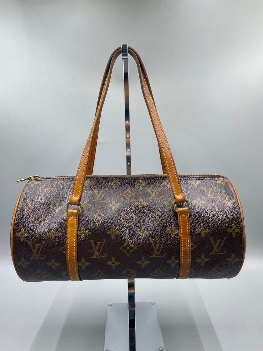 □LOUIS VUITTON ルイヴィトン モノグラム パピヨン ハンドバッグ ミニボストンバッグの画像2