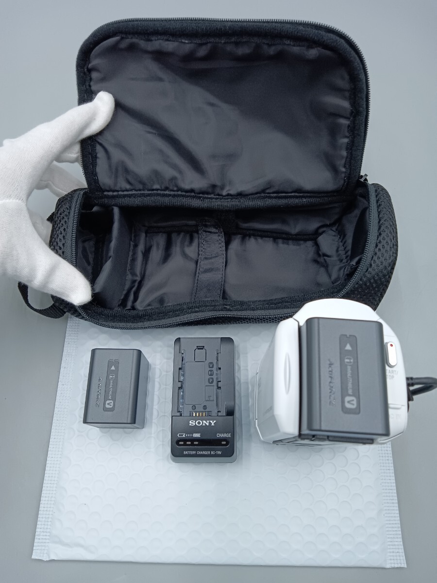 ☆SONY ソニー ビデオカメラ HDR-CX680 ホワイト 予備バッテリー付き ハンディカムの画像10