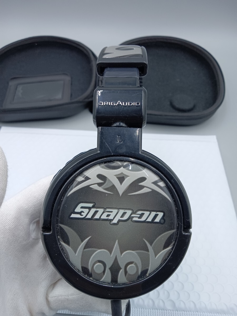 ○Snap-on スナップオン ヘッドホン スナップオン×OLIGAUDIO コラボ ケース付き_画像2