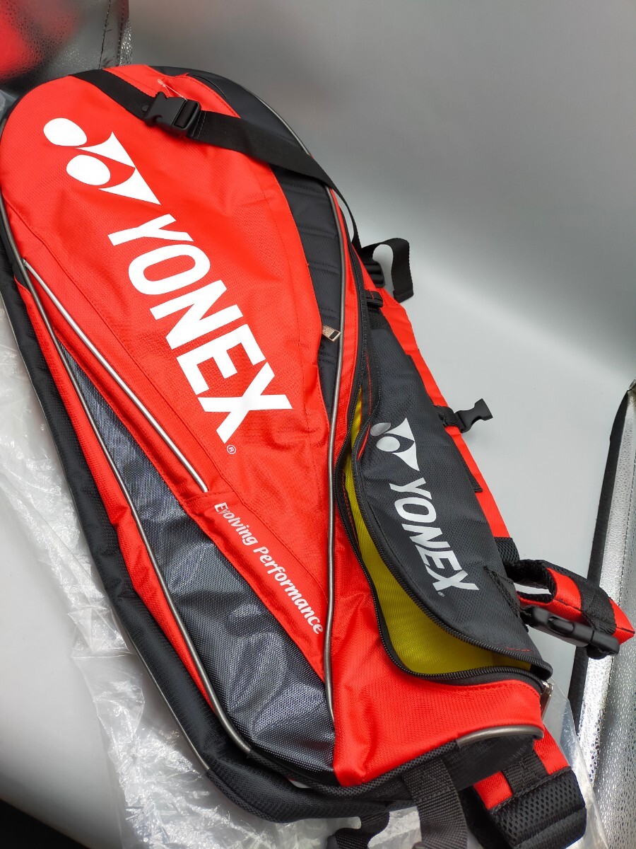 *YONEX racket bag tennis red × black Yonex 