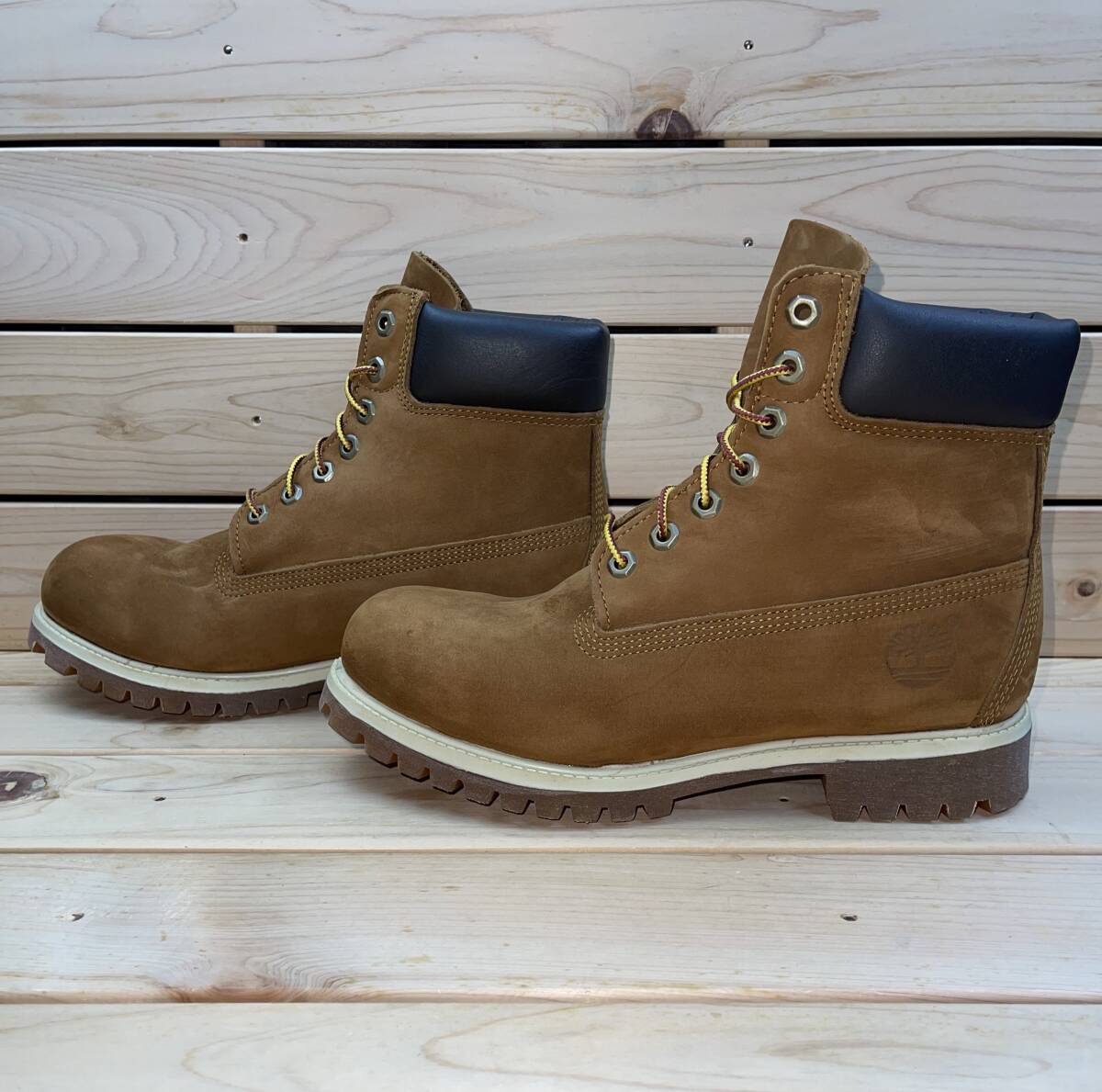 1円 スタート ティンバーランド 6インチ プレミアム ブーツ 25.5cm US7.5 ブラウン 税込定価25300円 Timberland AF 6inch Premium 72066の画像4