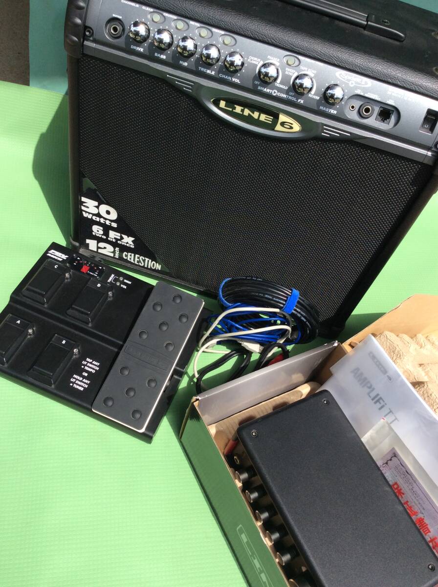 ギターアンプ LINE6 SPIDER II 30 AMPLIFIER & AMPLiFi TT & FBV Express Mk II & 必須ケーブル_画像3