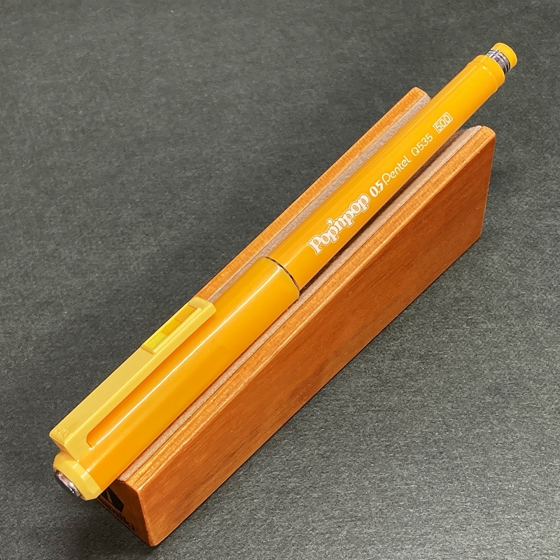 送料無料☆美品☆廃盤筆記具 Pentel Pop'npop キャップ付きシャープペンシル 0.5mm/ぺんてる Q535 シャーペン ステーショナリー★4Pen